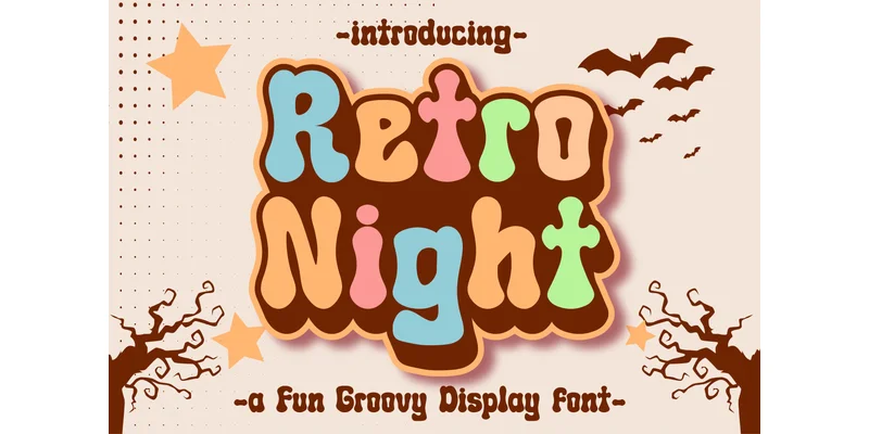 Retro Night Font by Patlot Digital.Studio — Display Font