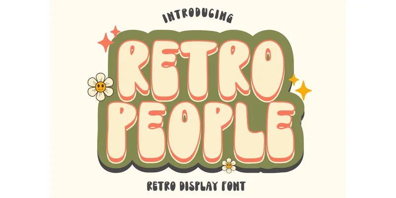Retro People Font by Sakti Avellin — Display Font