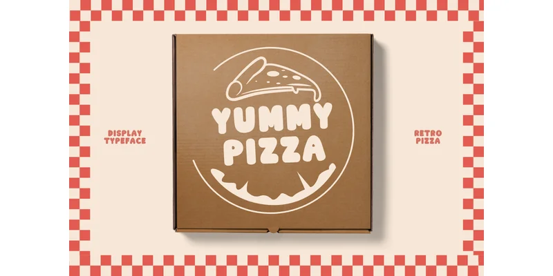 Retro Pizza Regular Font by Letterayu — Display Font — thumbnail 3