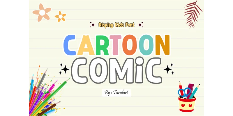 Retro School Font by TaralArt — Display Font — thumbnail 3