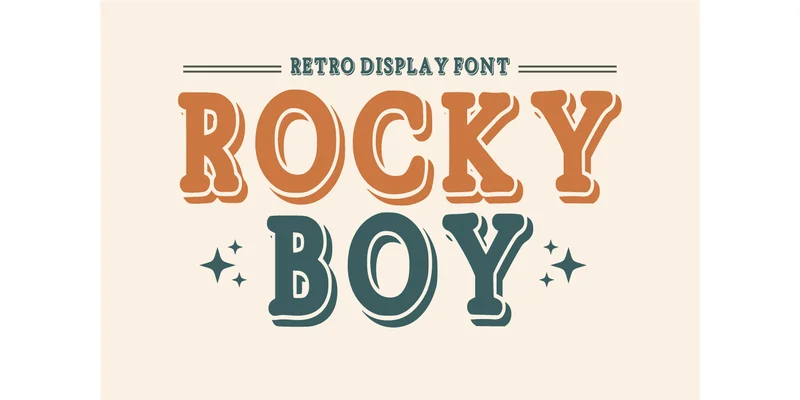 Retro Shadow Font by anamalmusyaffaCreative — Display Font — thumbnail 5