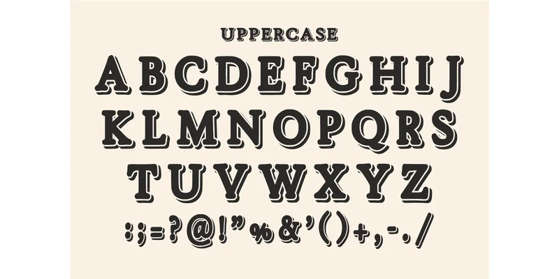 Retro Shadow Font by anamalmusyaffaCreative — Display Font — thumbnail 6