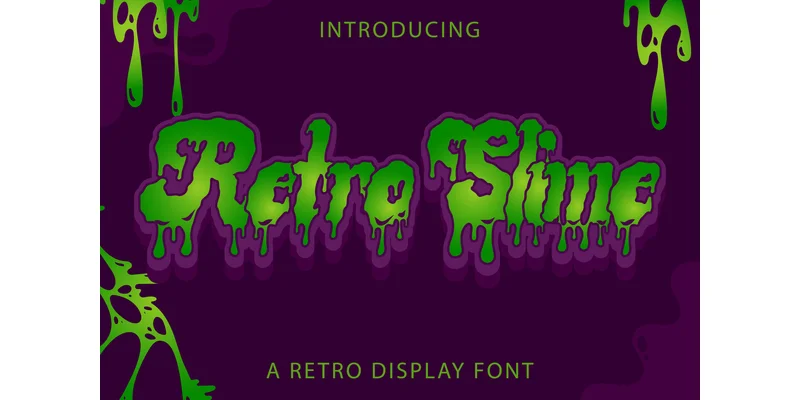 Retro Slime Font by Kido Studio — Display Font