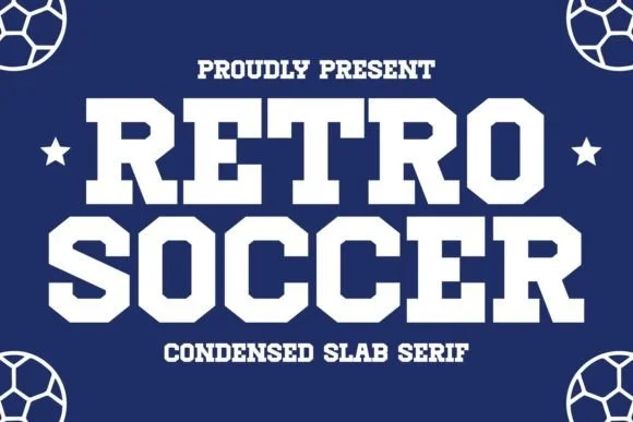 Retro Soccer by Intype Studio — Slab Serif Font