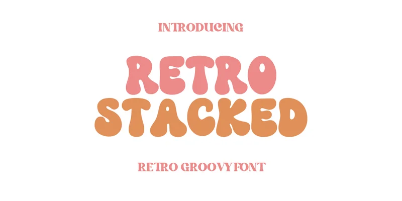 Retro Stacked Font by Sakti Avellin — Display Font