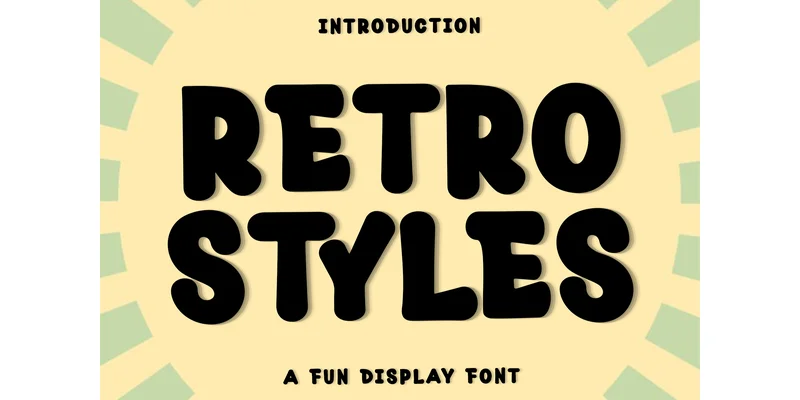 Retro Styles Font by PiPi Creative — Display Font