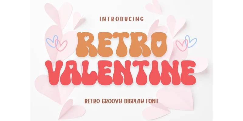 Retro Valentine Font by Minimalist Eyes — Display Font