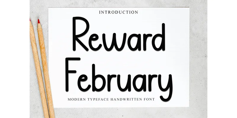 Reward February Font by PiPi Creative — Display Font
