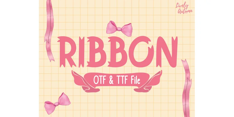 Ribbon Font by LivelyAutumn 11.11 — Display Font
