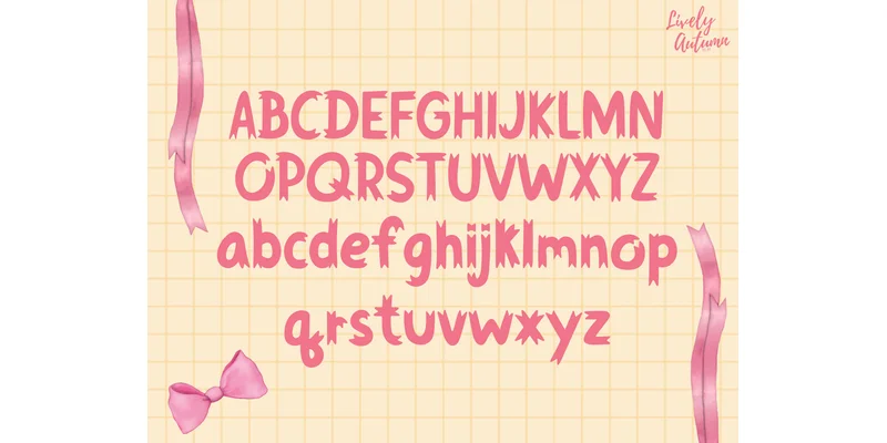 Ribbon Font by LivelyAutumn 11.11 — Display Font — thumbnail 2