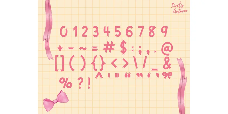 Ribbon Font by LivelyAutumn 11.11 — Display Font — thumbnail 3