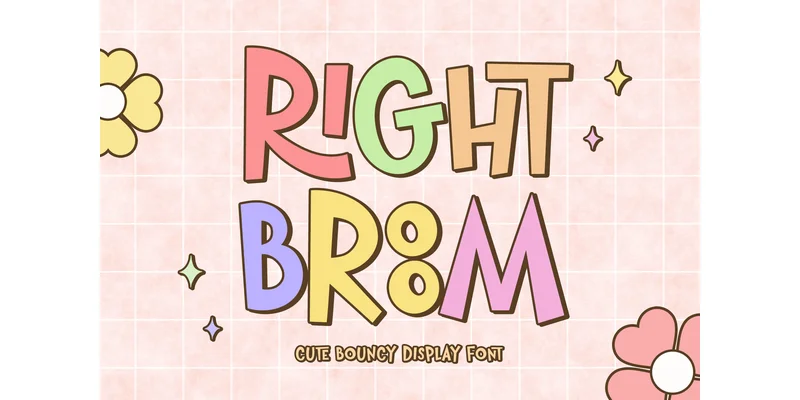 Right Broom Font by airotype — Display Font