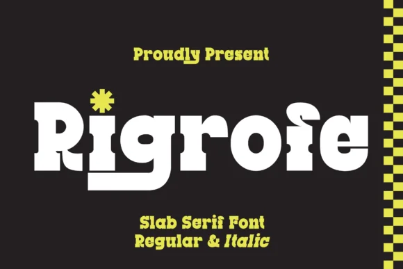 Rigrofe by Rvandtype — Slab Serif Font
