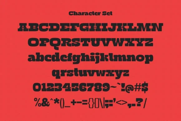 Risbak by Maulana Creative — Slab Serif Font — thumbnail 6