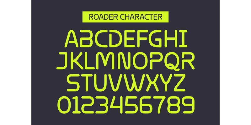 Roader Font by Eightde — Sans Serif Font — thumbnail 4