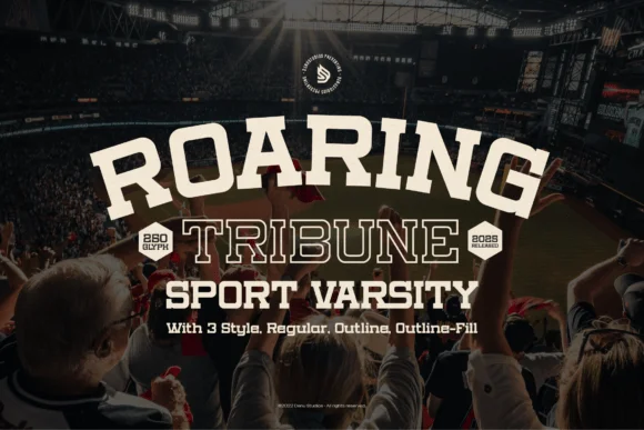 Roaring Tribune by Denustudios — Slab Serif Font