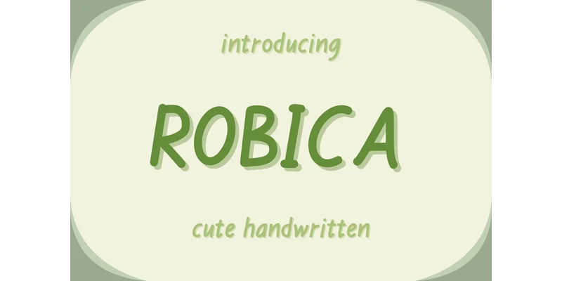 Robica Font by SiapGraph — Display Font