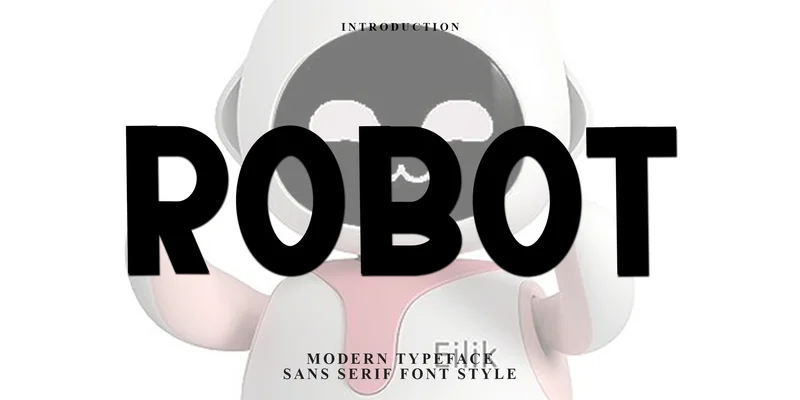 Robot Font by Inermedia STUDIO — Display Font