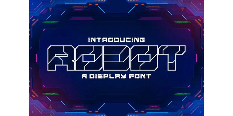 Robot Font by Kido Studio — Display Font