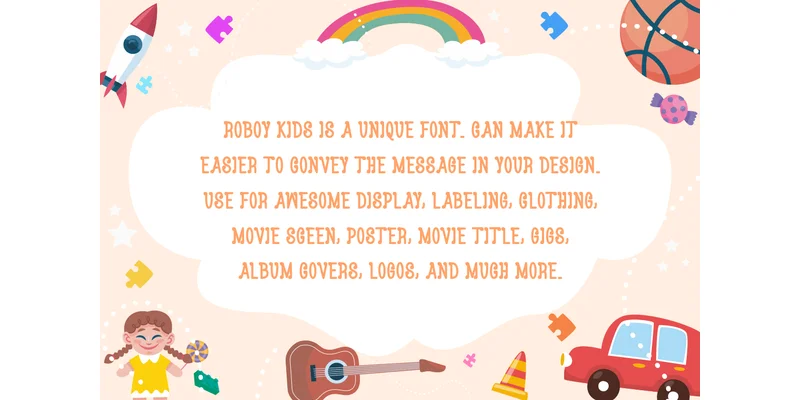 Roboy Kids Font by vandesignstd — Display Font — thumbnail 3