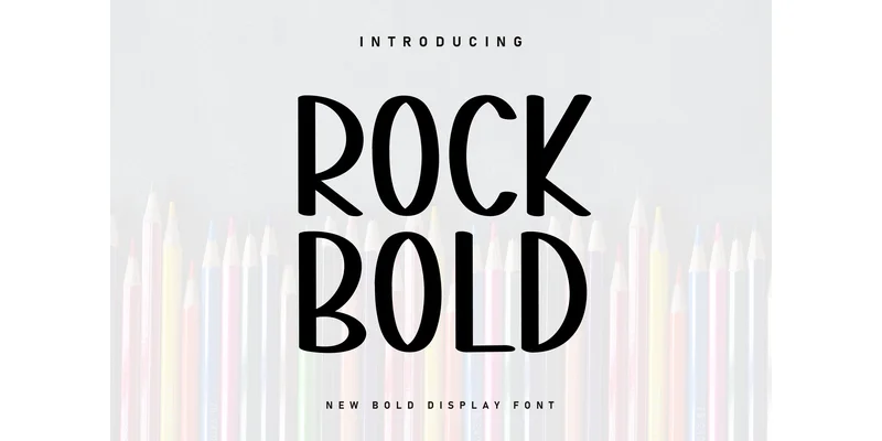 Rock Bold Font by Berkah Shop — Display Font