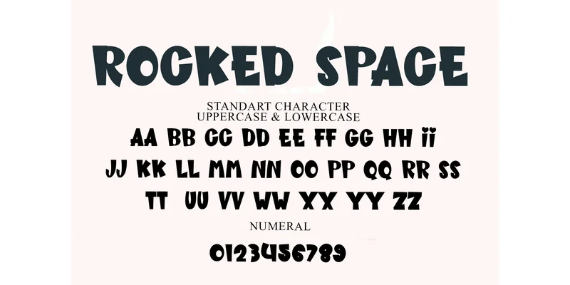 Rocked Space Font by PiPi Creative — Display Font — thumbnail 3