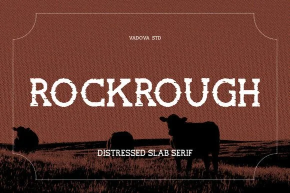 Rockrough by Vadova Std — Slab Serif Font