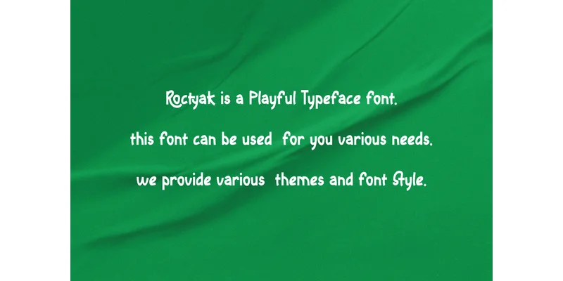 Roctyak Font by IqsiartStudio — Sans Serif Font — thumbnail 4