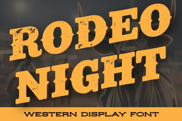 Rodeo Night by stompstock — Slab Serif Font