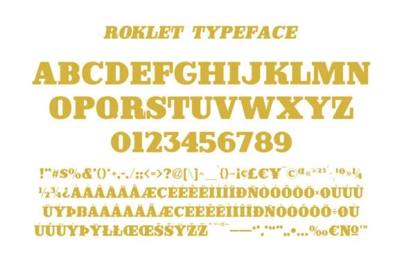 Roklet by Maulana Creative — Slab Serif Font — thumbnail 8