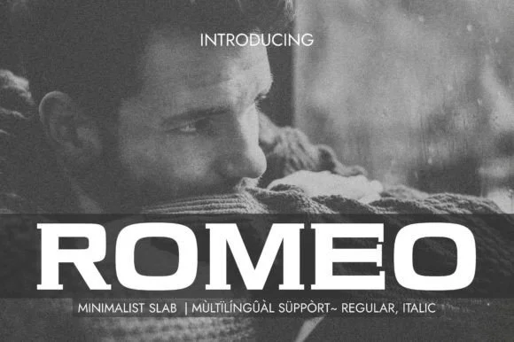 Romeo by Minimalistartstudio — Slab Serif Font