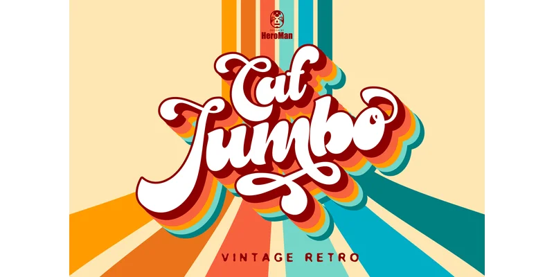 Roocy Retro Font by HeroMan — Display Font — thumbnail 2