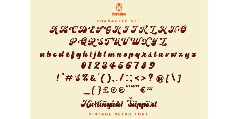 Roocy Retro Font by HeroMan — Display Font — thumbnail 7