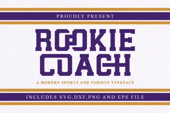 Rookie Coach by MaxWyner Shop — Slab Serif Font