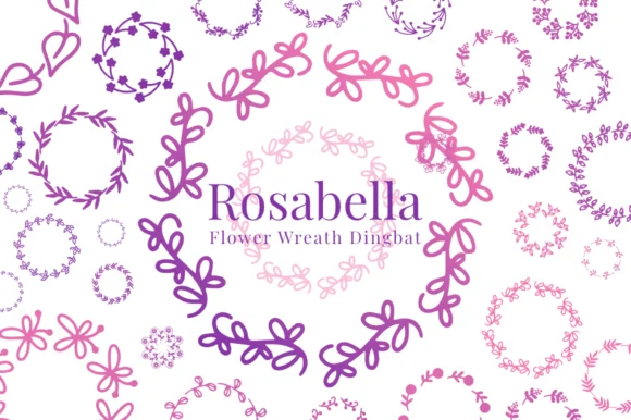 Rosabella by Letterayu — Dingbats Font