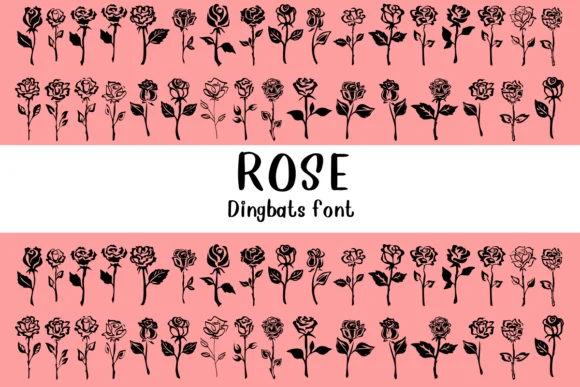 Rose by Nongyao — Dingbats Font