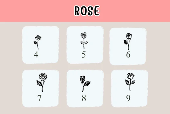 Rose by Nongyao — Dingbats Font — thumbnail 4