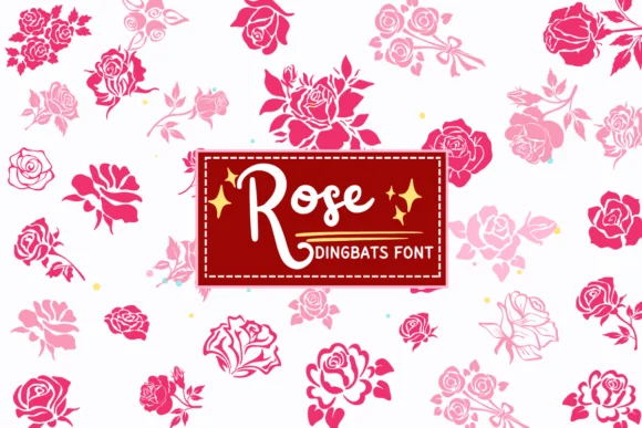 Rose by PraewDesigns — Dingbats Font