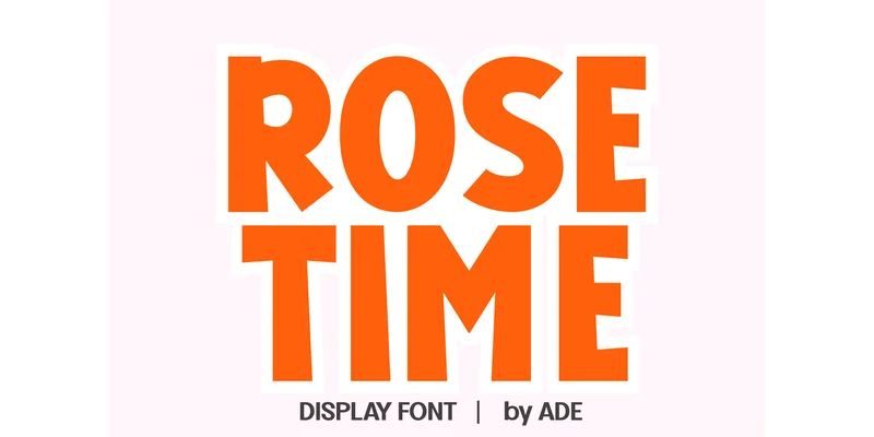 Rose Time Font by Ade (7NTypes) — Display Font