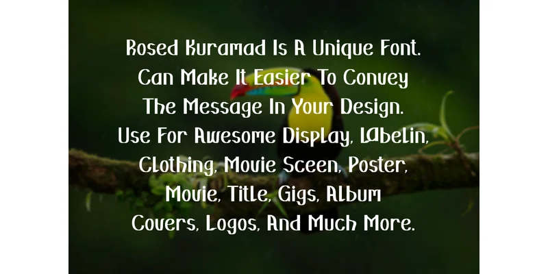 Rosed Kuramad Font by vandesignstd — Sans Serif Font — thumbnail 3