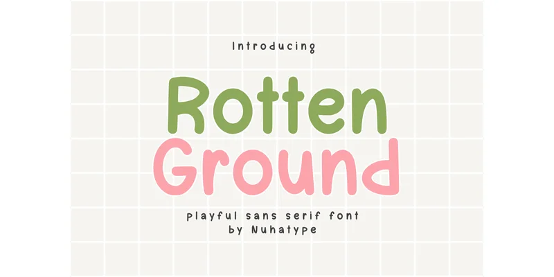 Rotten Ground Font by Nuhatype — Sans Serif Font