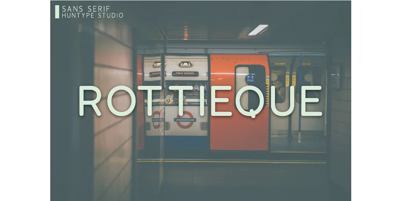 Rottieque Font by Huntype — Sans Serif Font