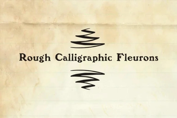 Rough Fleurons by Intellecta Design — Dingbats Font
