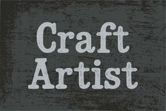 Rough Stamp by Craft Artist — Slab Serif Font — thumbnail 3