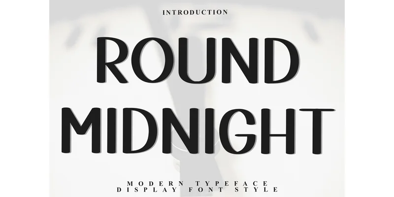 Round Midnight Font by Inermedia STUDIO — Display Font