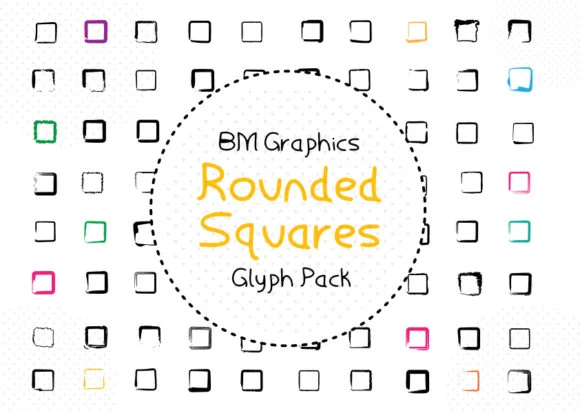 Rounded Squares by GraphicsBam Fonts — Dingbats Font
