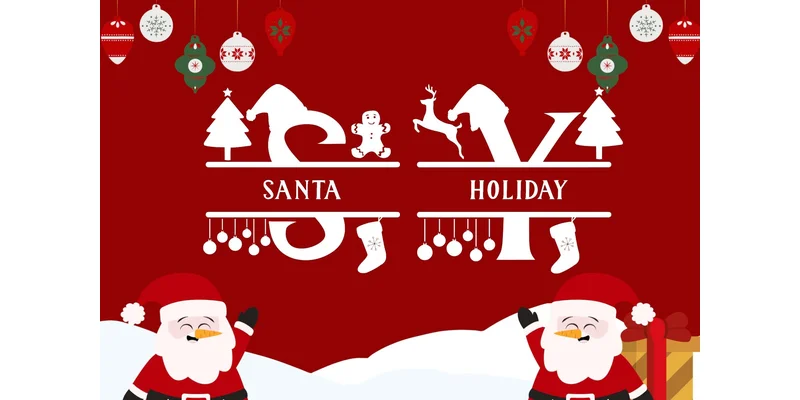 Royal Christmas Monogram Font by yogaletter6 — Display Font — thumbnail 4