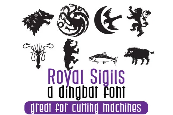Royal Sigils by Illustration Ink — Dingbats Font