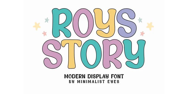 Roys Story Font by Minimalist Eyes — Display Font