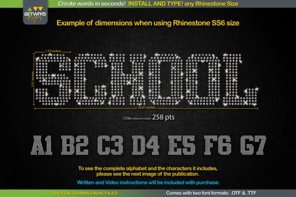 RS02 Atletico TTF RHINESTONE Template by ArtWorks Designs — Slab Serif Font